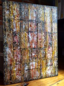 Composition #71 Oil and Acrylic on canvas 18x24 inches